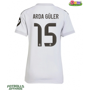 Real Madrid Arda Guler #15 Hemmatröja Kvinnor 2025-26 Kortärmad